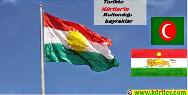 Tarihte Kürtlerin Kullandığı Bayraklar-Kürt Bayrakları Kürdish Flags