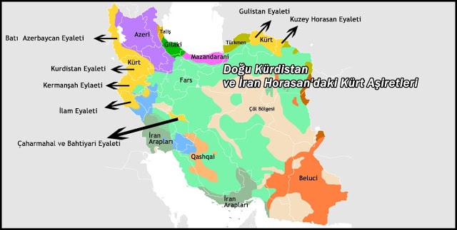 İran'daki (Doğu Kürdistan-Rojhılat) Kürt Aşiretleri