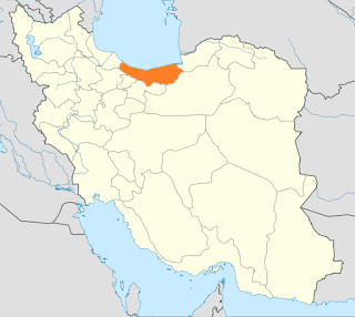 Region Mazandaran in Iran