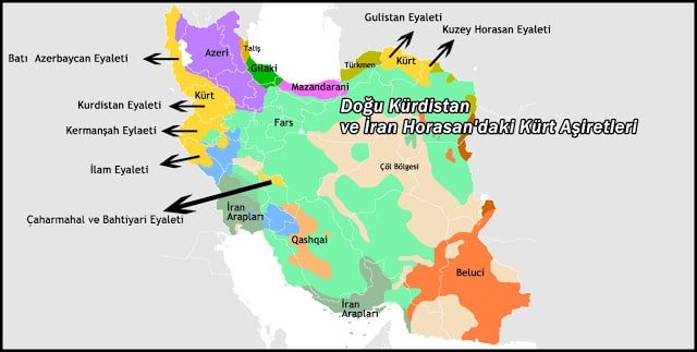 İran'daki (Doğu Kürdistan-Rojhılat) Kürt Aşiretleri