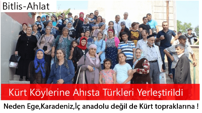 Kürt Köylerine Ahıska Türkleri Yerleştirildi