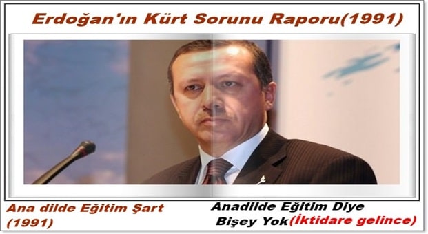 Erdoğan'ın 1991 Yılında Hazırladığı Kürt Raporu