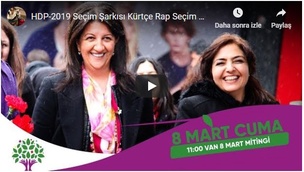 HDP'den Kürtçe rap şarkısı
