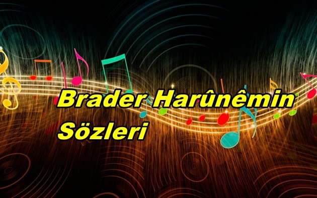 Brader Harunemin Kürtçe Sözleri ve Türkçe Anlamı