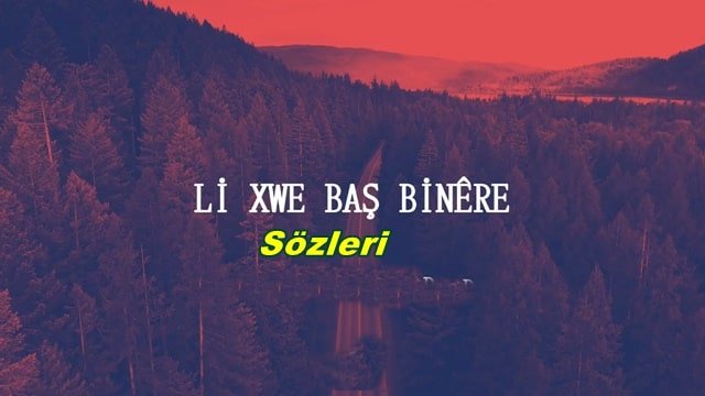 Li Xwe Bas Binere Sözleri Türkçe